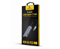 Gembird 3-portowy HUB USB typu C (USB 3.1 + USB 2.0) czytnik kart - 1351744 - zdjęcie 2